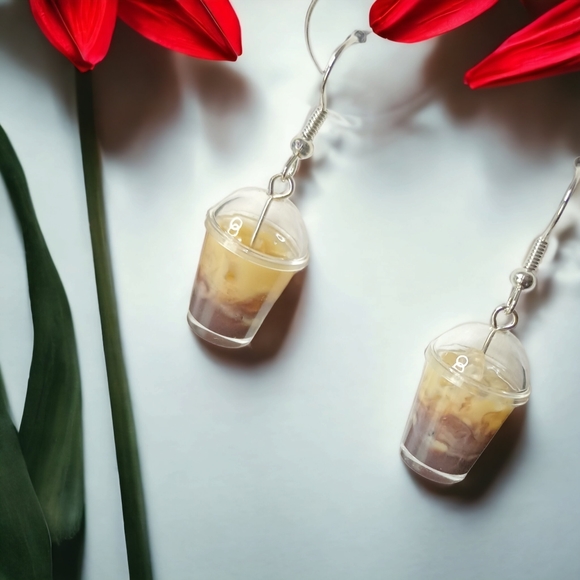 Iced Mocha Pierced Earrings - Picture 3 of 3